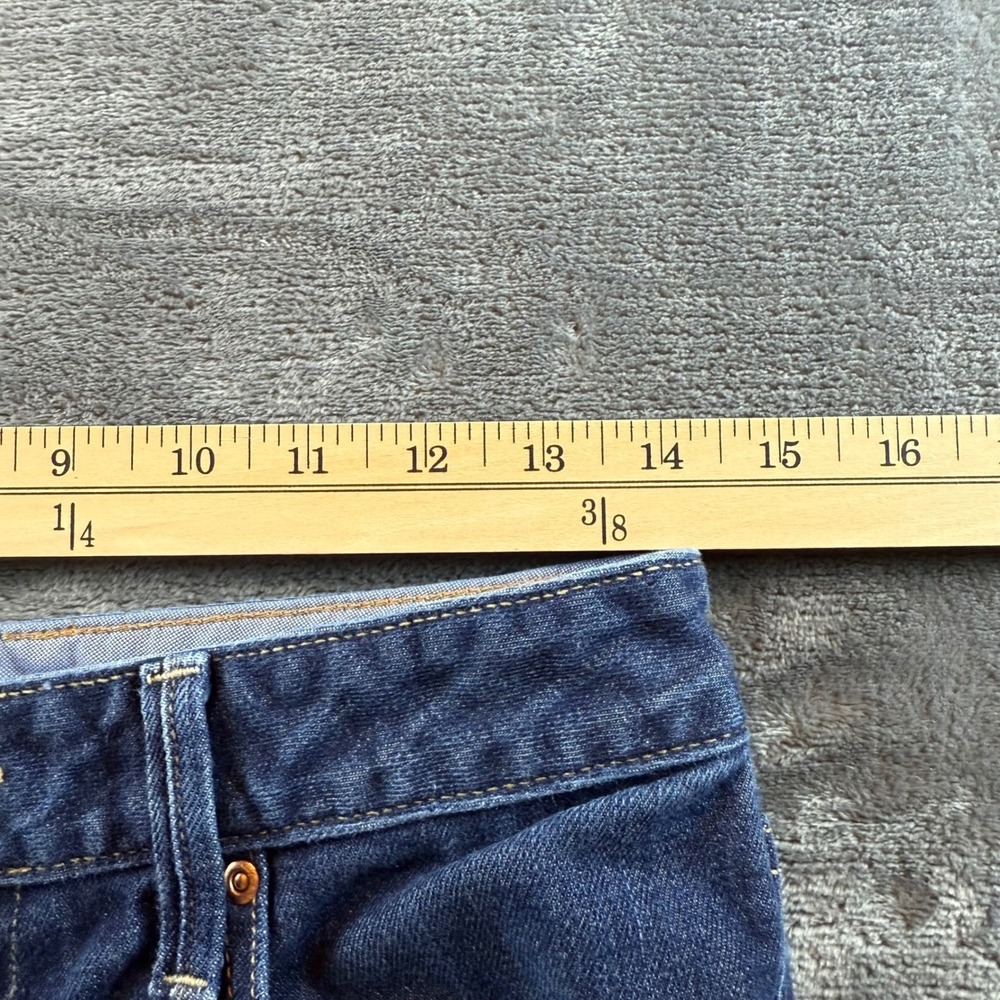 Gap 1969 Women's Jeans Long & Lean Flare Size 27/4 R  Mid Rise Dark Wash - Picture 5 of 9